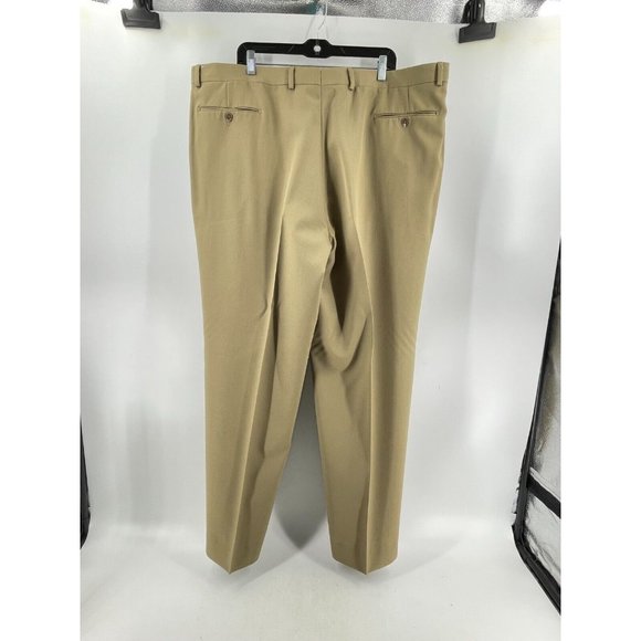 Givenchy Monsieur Men's Beige Pleated Dress Suit Pants Size 46R - Picture 3 of 13
